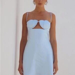 Elegant Light Blue Women's Runaway The Label Dress